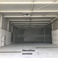 Aménagement de magasin démolition terminée